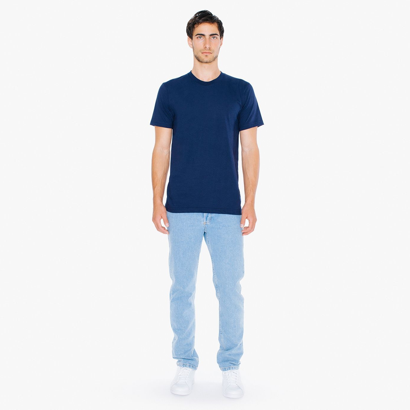 2001W American Apparel Unisex Fine Jersey Short Sleeve T-Shirt
