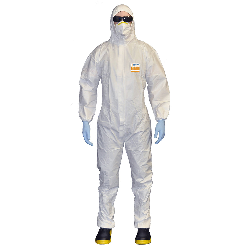 Barrier Tec 2000 White Coveralls - carton of 50