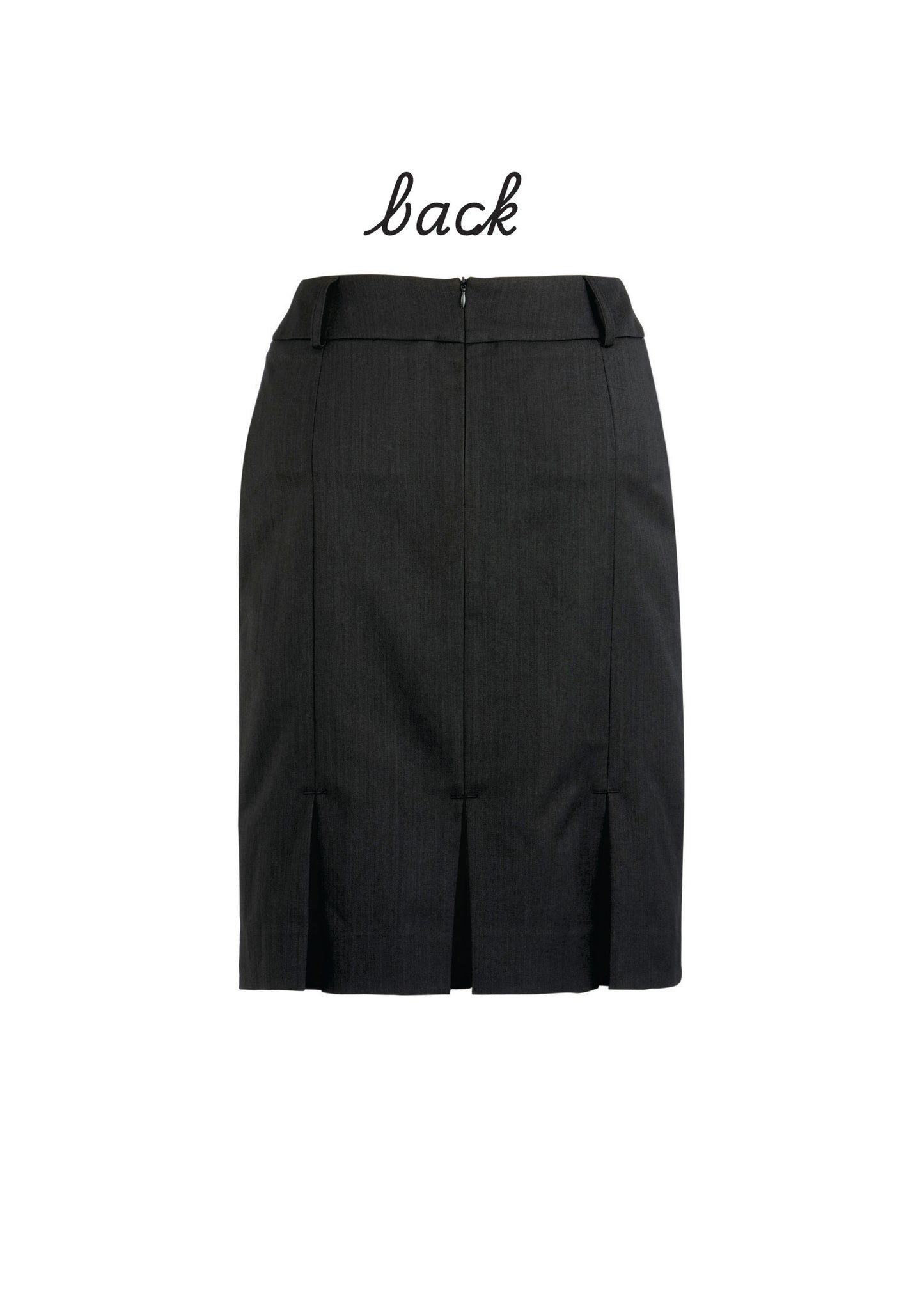 Ropata Health Women's Cool Stretch Multi-Pleat Skirt, Black
