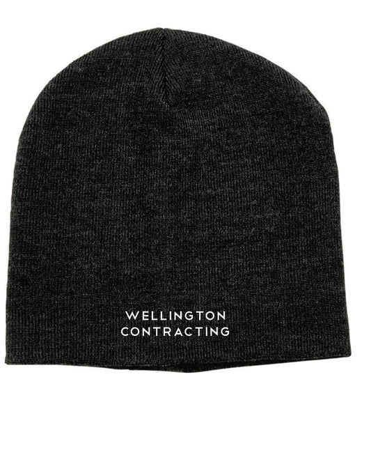 Wellington Contracting Skull Beanie