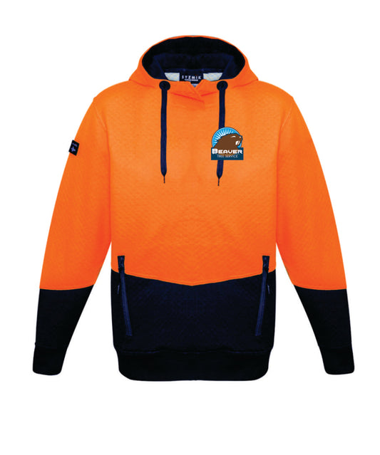 Beaver Trees Syzmic Textured Jacquard Hoodie