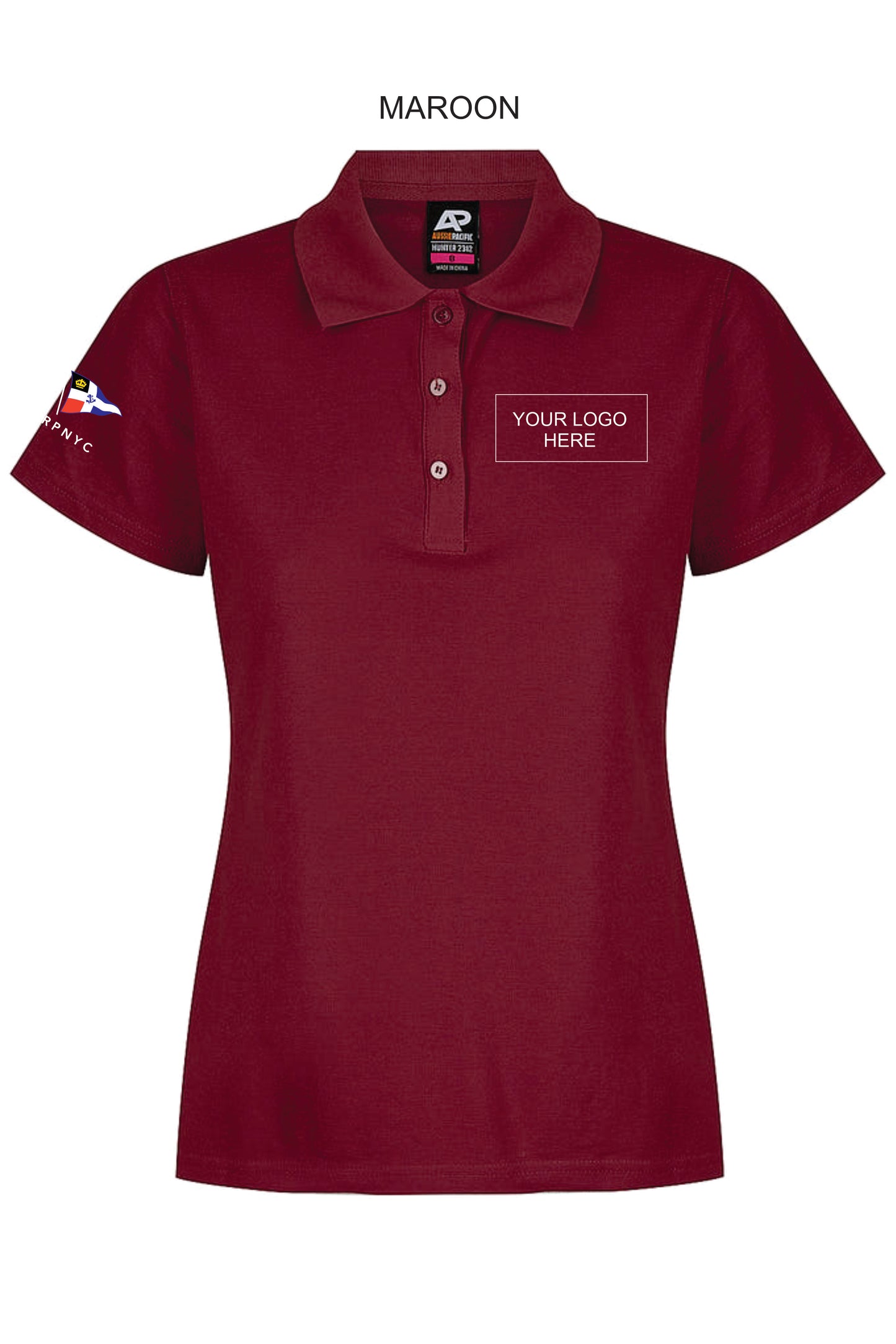 RPNYC Ladies Hunter CREW Polo