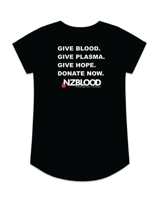 NZ Blood AS Colour Ladies Mali Tee