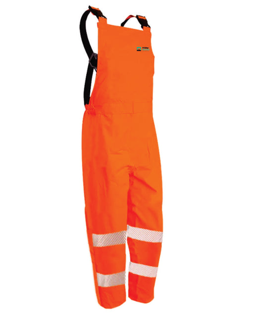 Friday Homes Essentials Full Orange PU Coated Bib Trousers