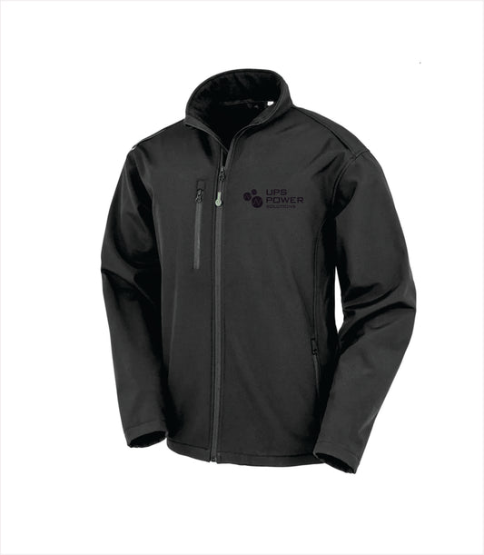 UPS Power Solutions Softshell Jacket, Black