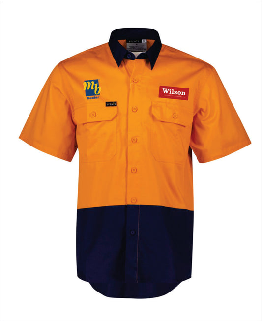 Syzmik Men's Hi-Vis SS Shirt - Wilson Commercial
