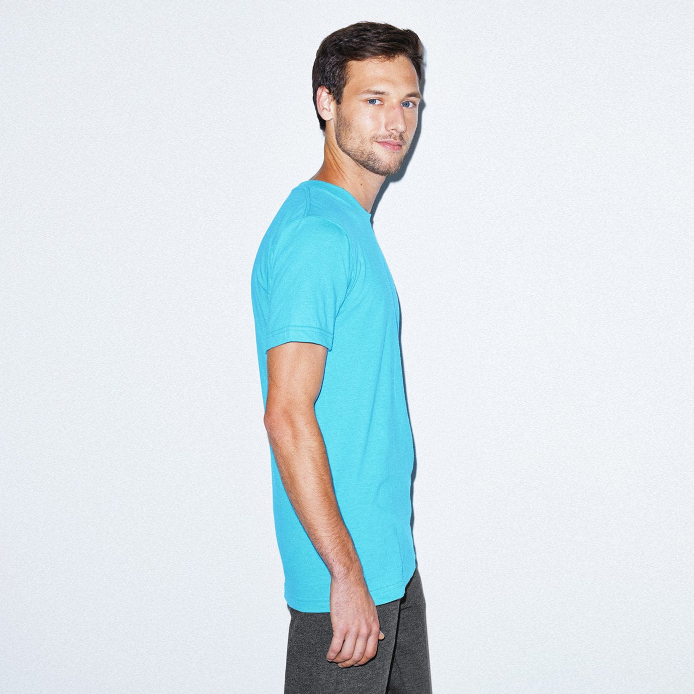 2001W American Apparel Unisex Fine Jersey Short Sleeve T-Shirt