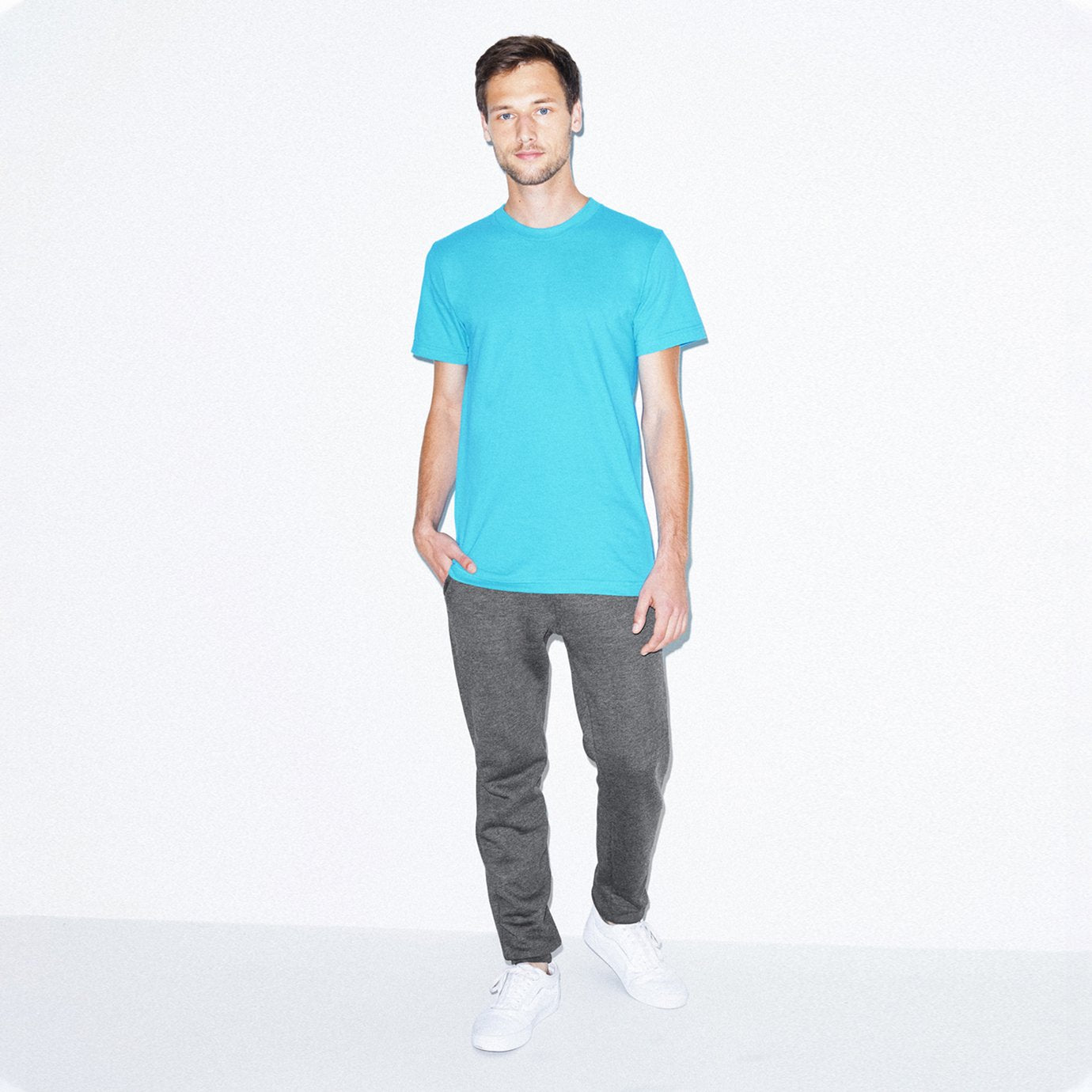 2001W American Apparel Unisex Fine Jersey Short Sleeve T-Shirt