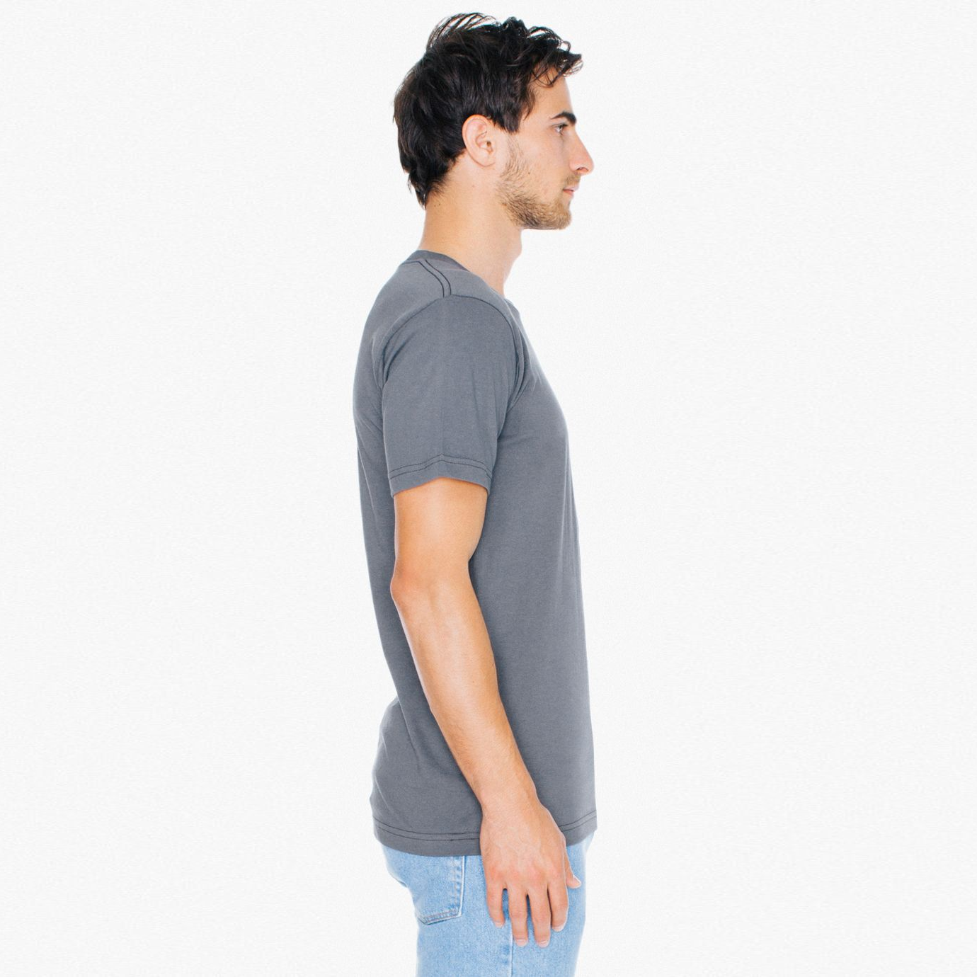 2001W American Apparel Unisex Fine Jersey Short Sleeve T-Shirt