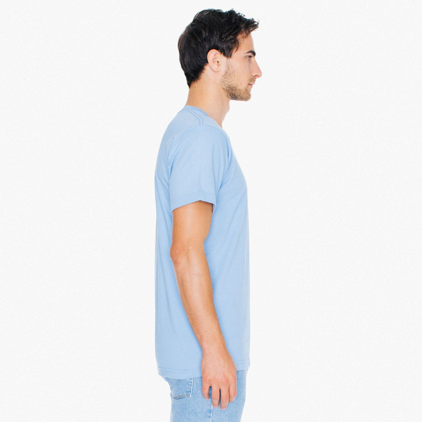 2001W American Apparel Unisex Fine Jersey Short Sleeve T-Shirt
