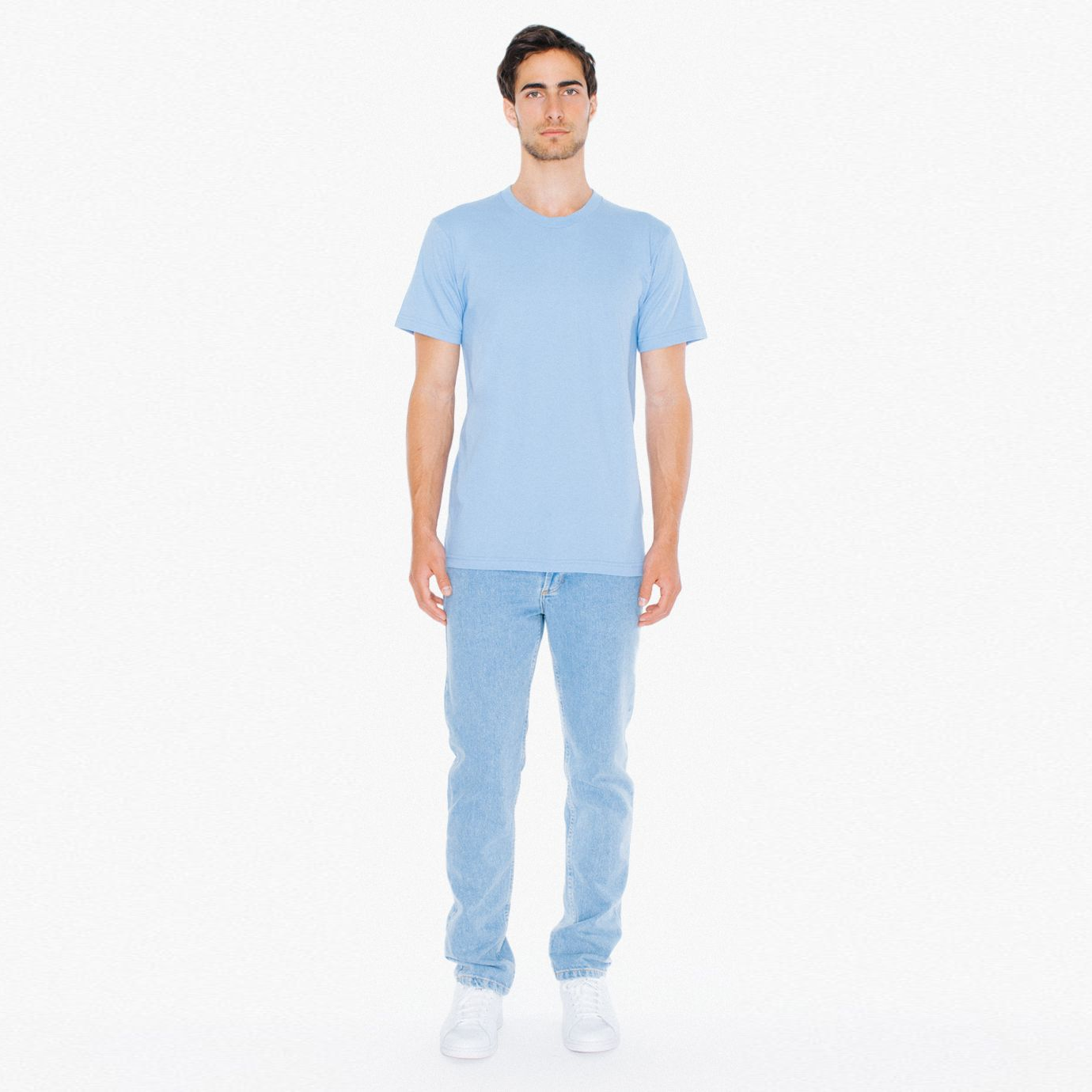 2001W American Apparel Unisex Fine Jersey Short Sleeve T-Shirt