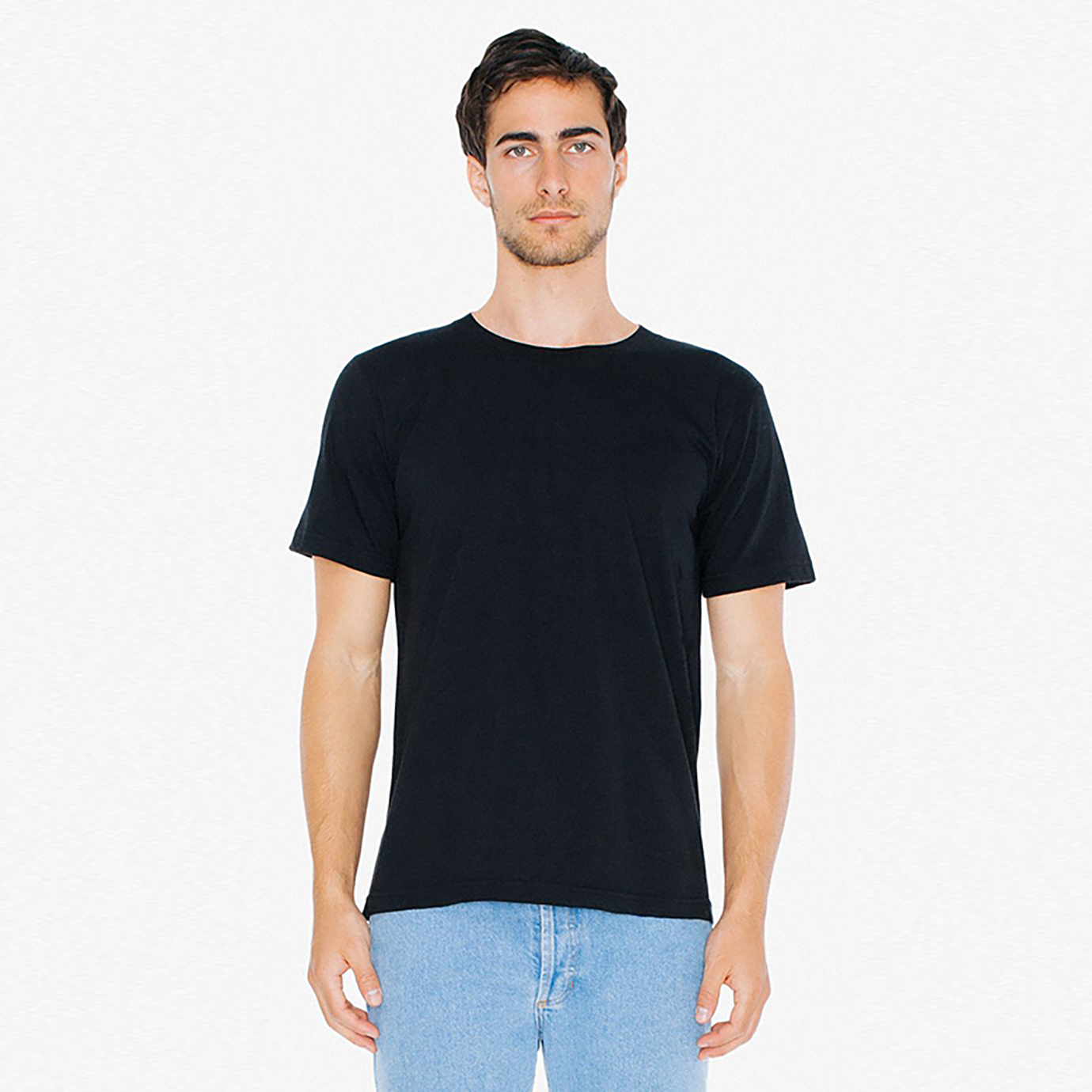 2001W American Apparel Unisex Fine Jersey Short Sleeve T-Shirt