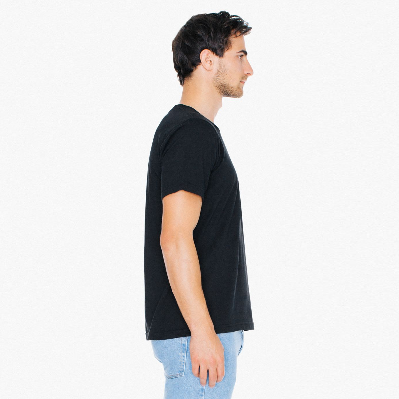 2001W American Apparel Unisex Fine Jersey Short Sleeve T-Shirt