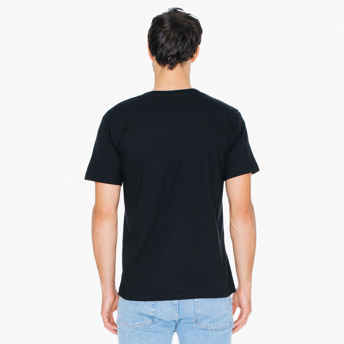 2001W American Apparel Unisex Fine Jersey Short Sleeve T-Shirt