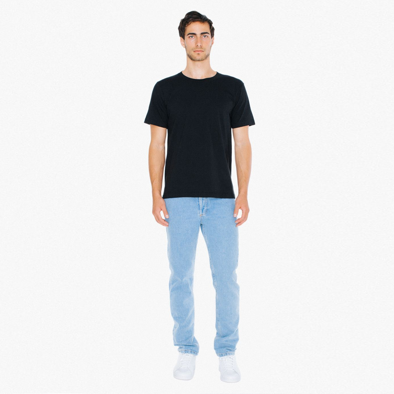 2001W American Apparel Unisex Fine Jersey Short Sleeve T-Shirt