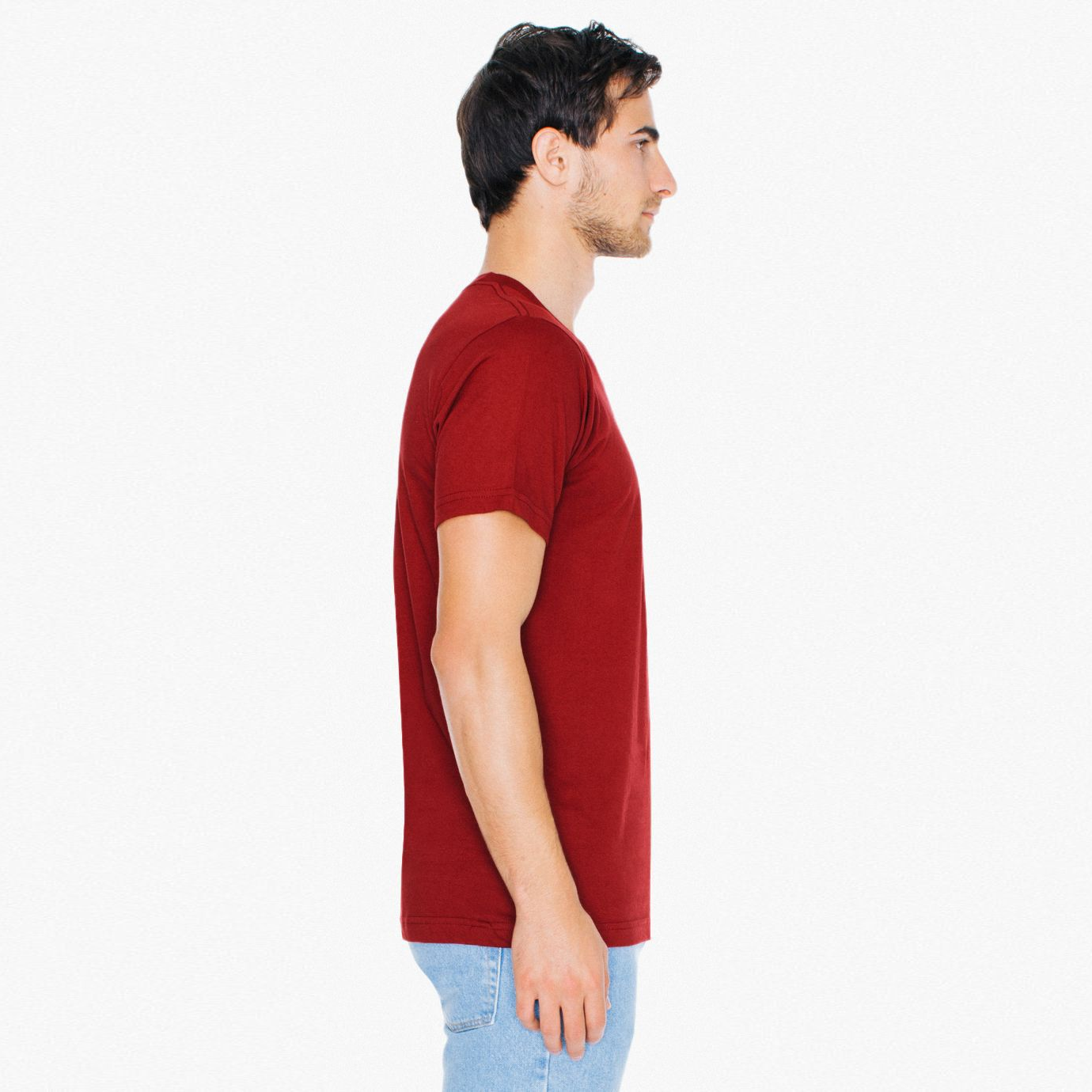 2001W American Apparel Unisex Fine Jersey Short Sleeve T-Shirt