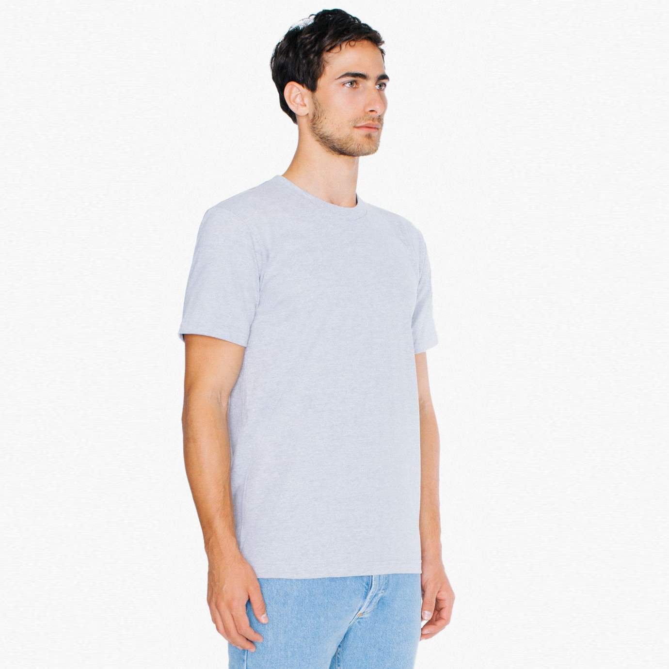 2001W American Apparel Unisex Fine Jersey Short Sleeve T-Shirt