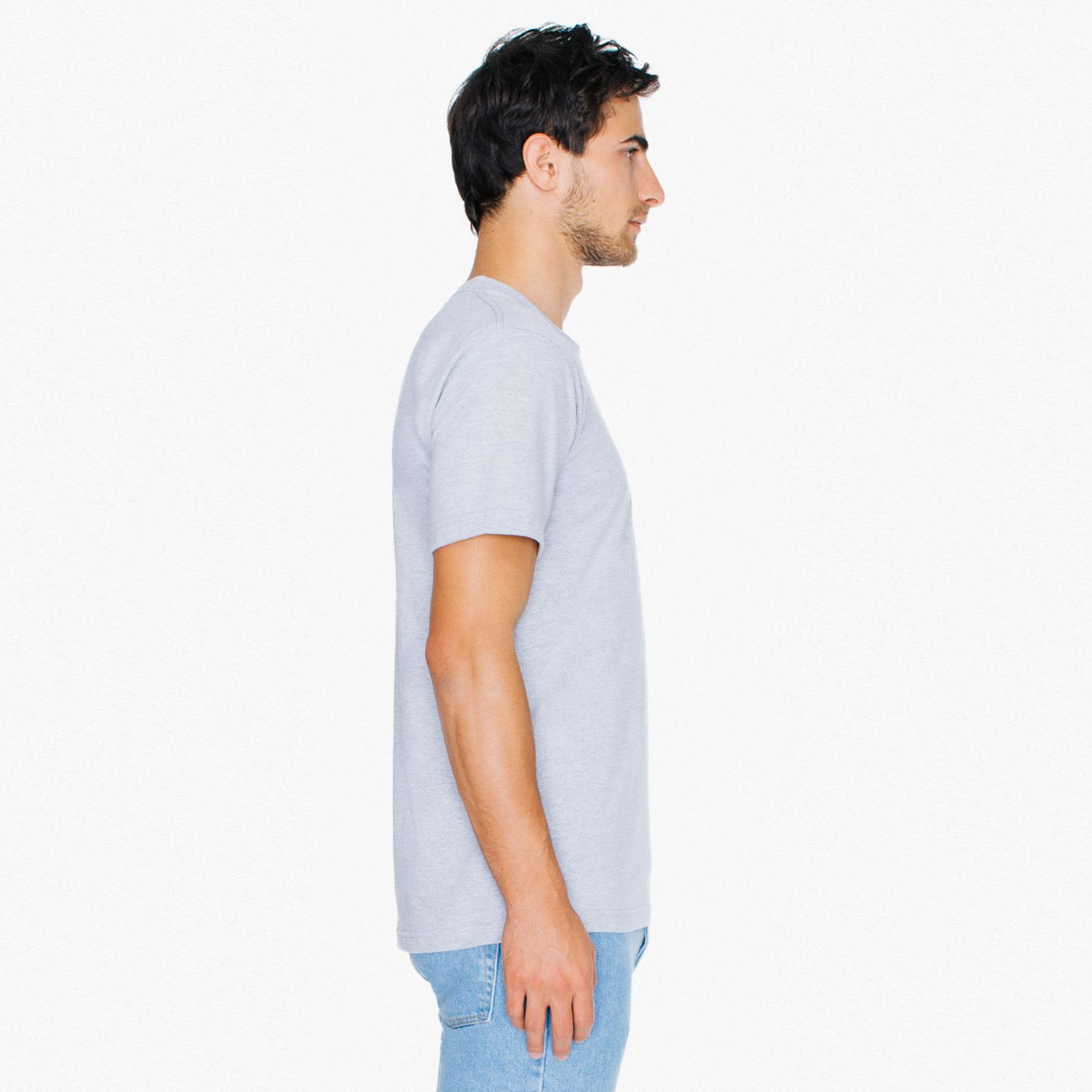 2001W American Apparel Unisex Fine Jersey Short Sleeve T-Shirt