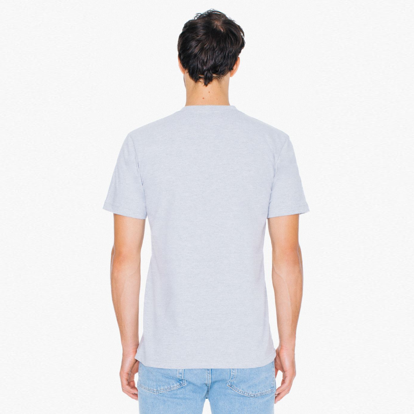 2001W American Apparel Unisex Fine Jersey Short Sleeve T-Shirt
