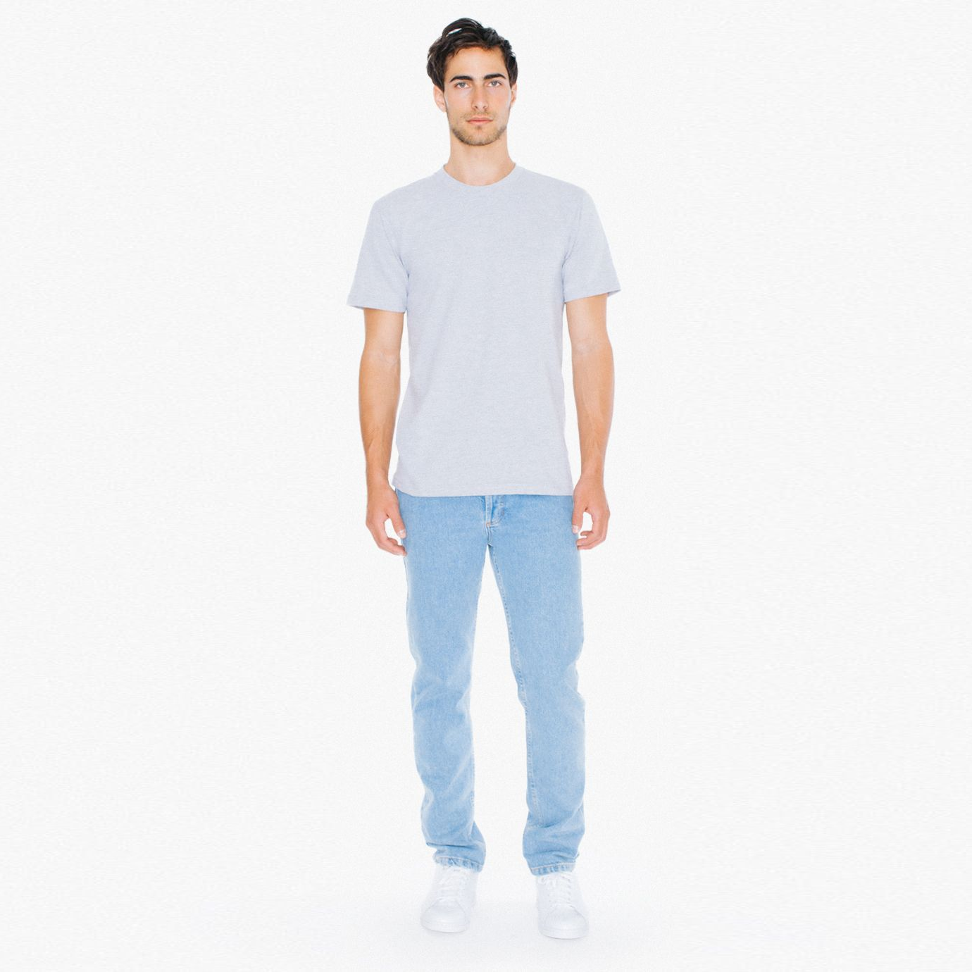 2001W American Apparel Unisex Fine Jersey Short Sleeve T-Shirt