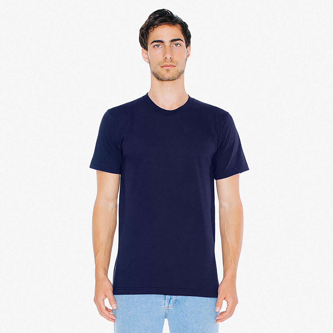 2001W American Apparel Unisex Fine Jersey Short Sleeve T-Shirt