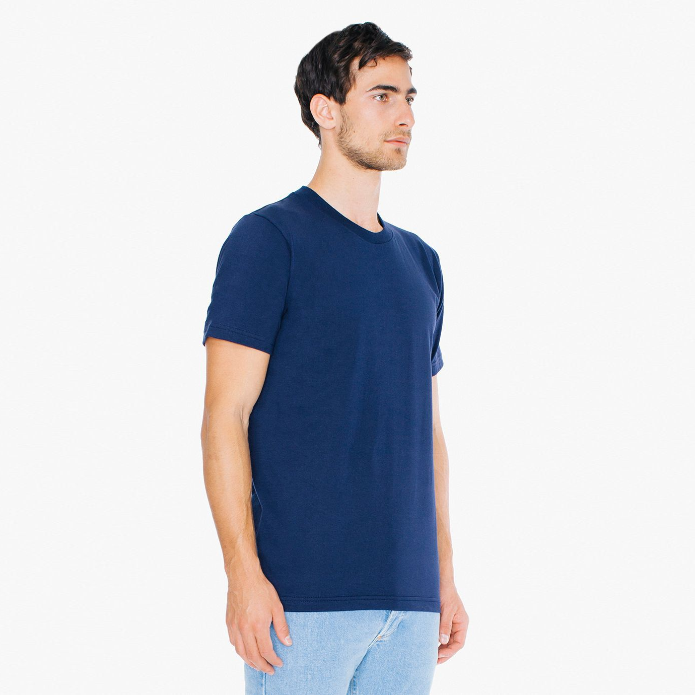 2001W American Apparel Unisex Fine Jersey Short Sleeve T-Shirt