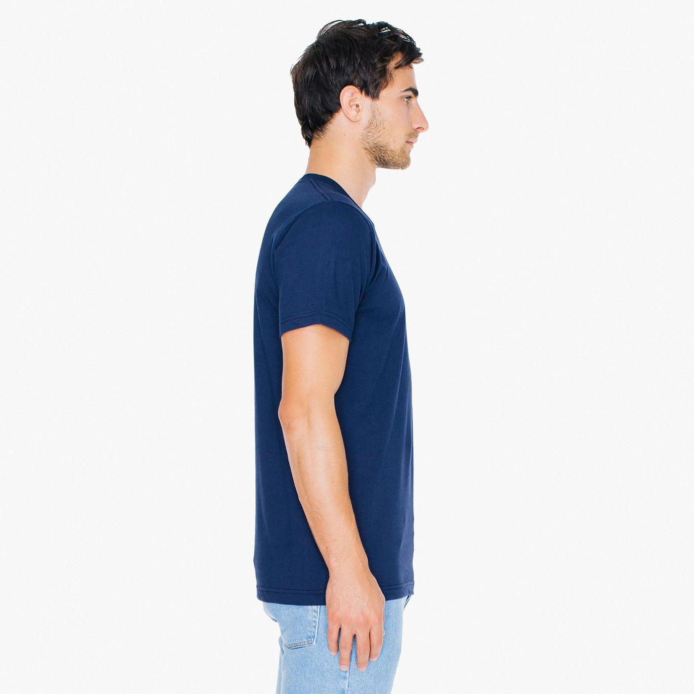 2001W American Apparel Unisex Fine Jersey Short Sleeve T-Shirt
