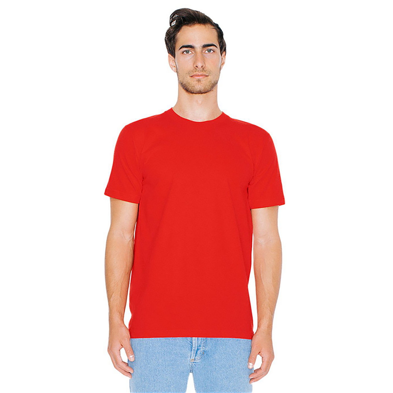 2001W American Apparel Unisex Fine Jersey Short Sleeve T-Shirt