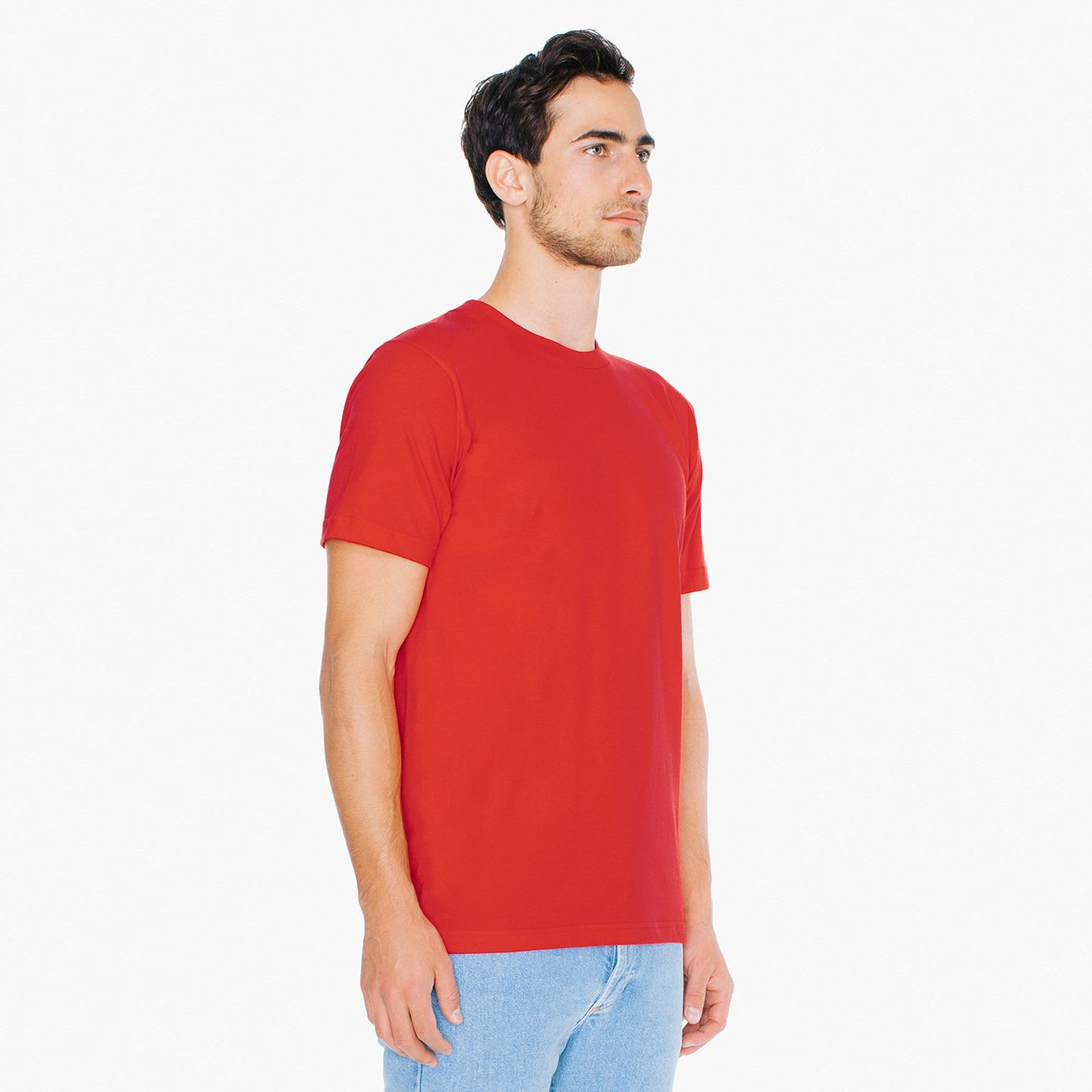 2001W American Apparel Unisex Fine Jersey Short Sleeve T-Shirt