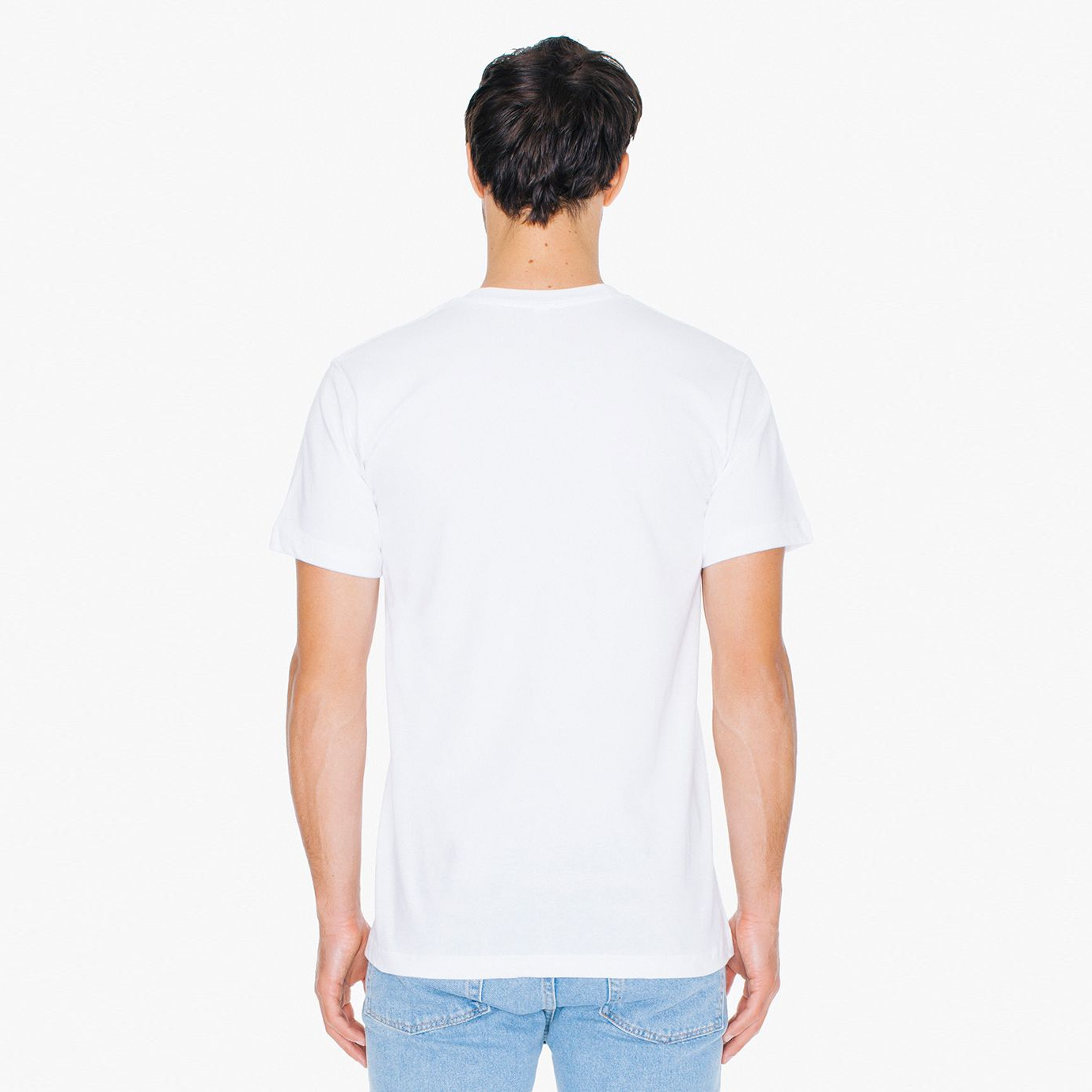 2001W American Apparel Unisex Fine Jersey Short Sleeve T-Shirt
