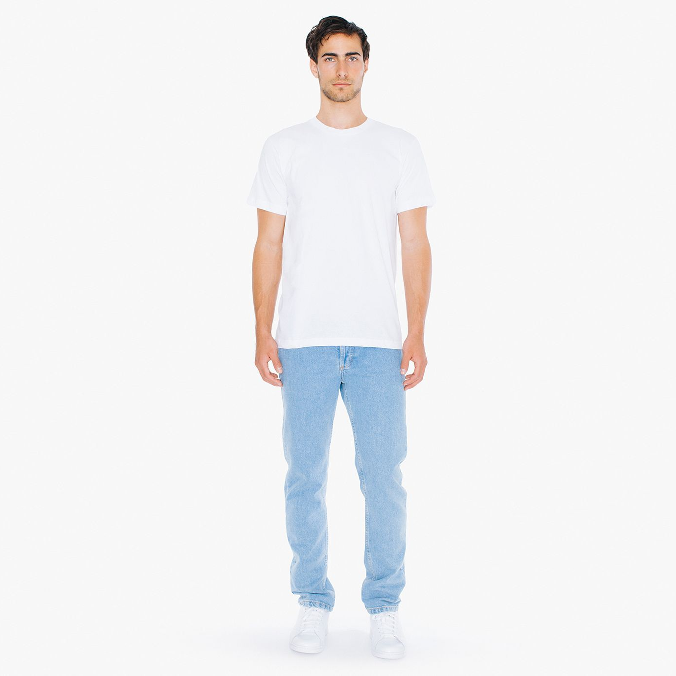 2001W American Apparel Unisex Fine Jersey Short Sleeve T-Shirt