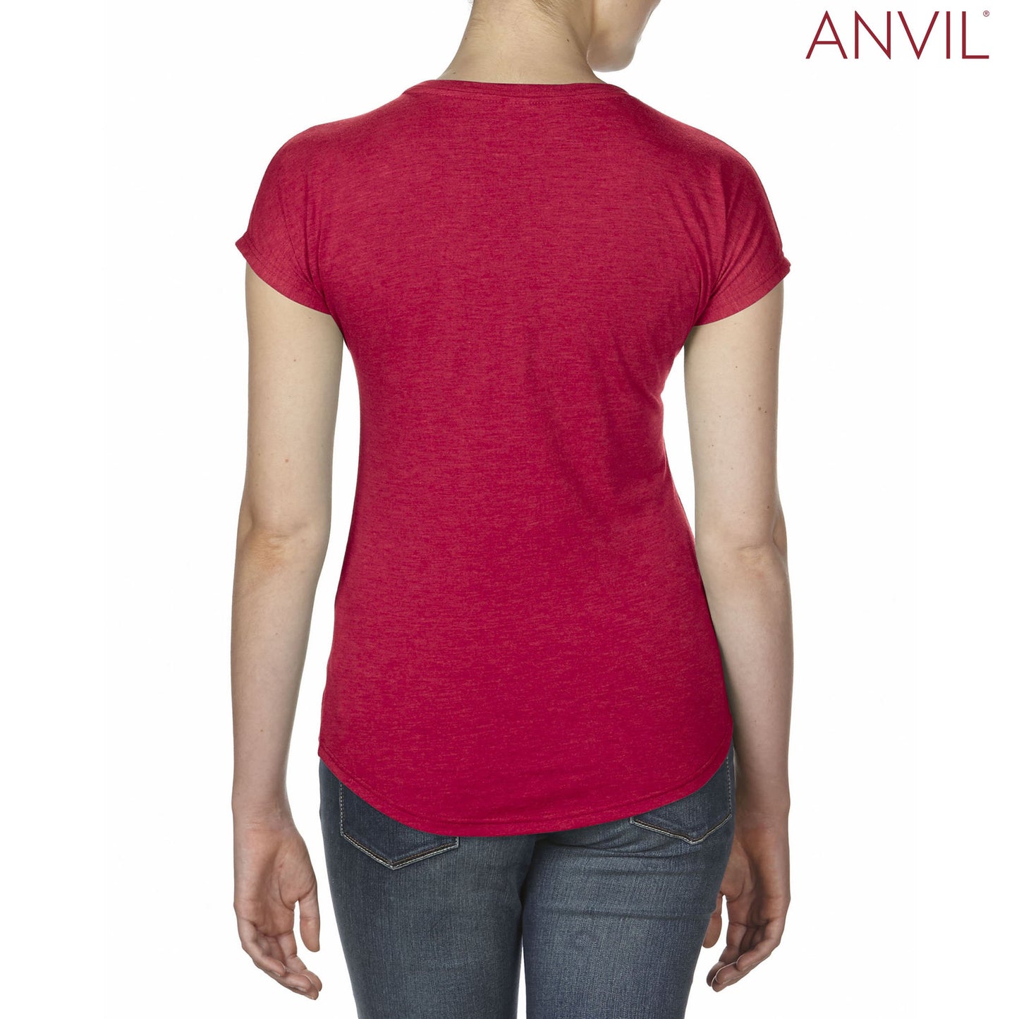 6750VL Anvil Ladies™ Tri-Blend V-Neck T-Shirt