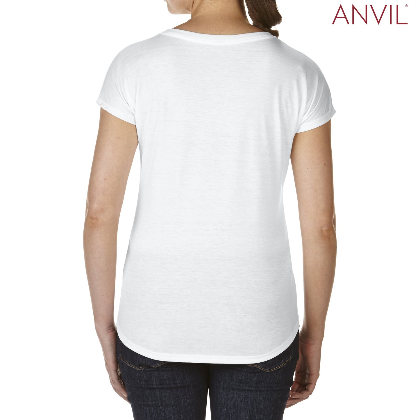6750VL Anvil Ladies™ Tri-Blend V-Neck T-Shirt