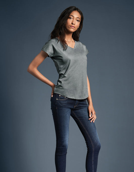 6750VL Anvil Ladies™ Tri-Blend V-Neck T-Shirt