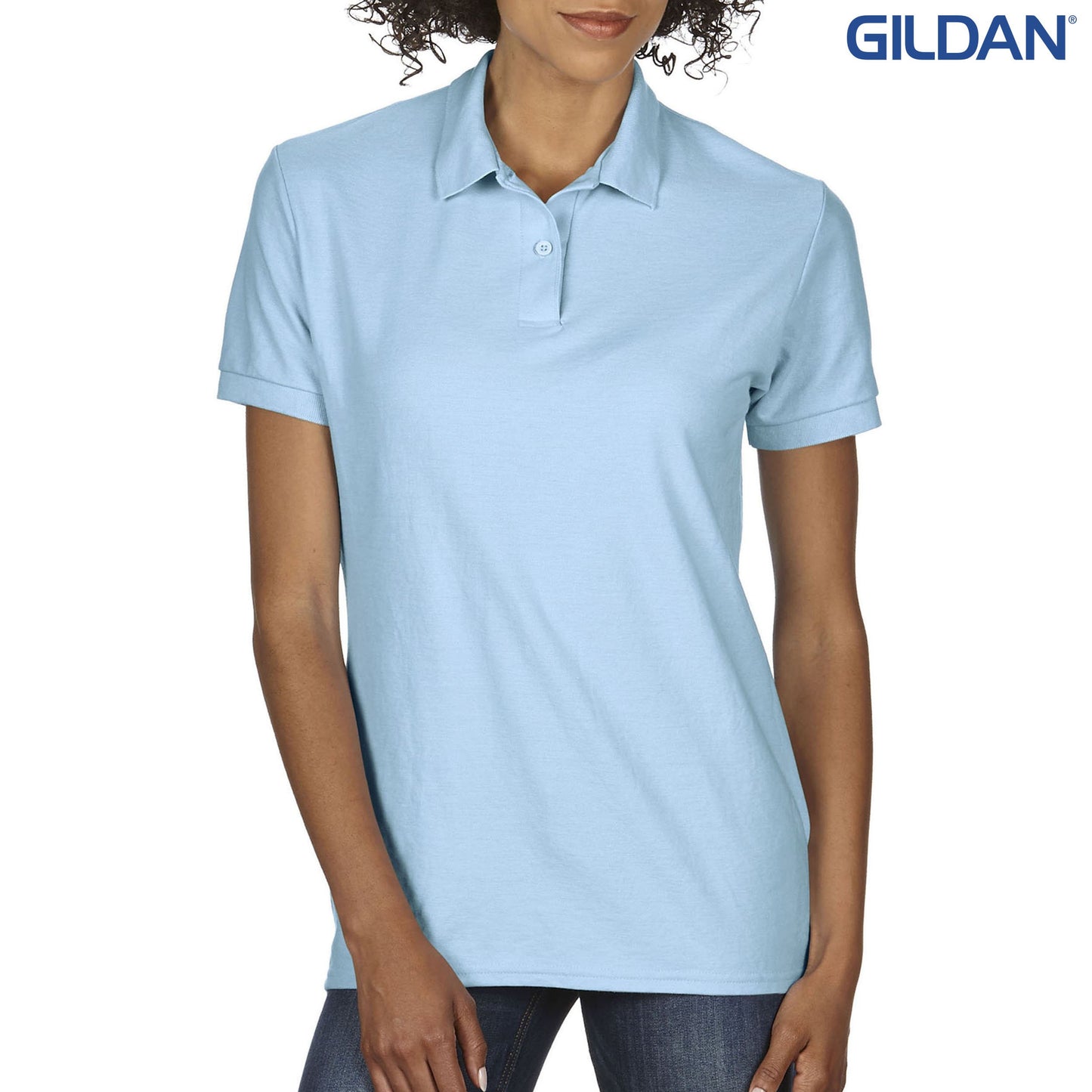 72800L Gildan DryBlend Ladies™ Double Pique Sport Shirt