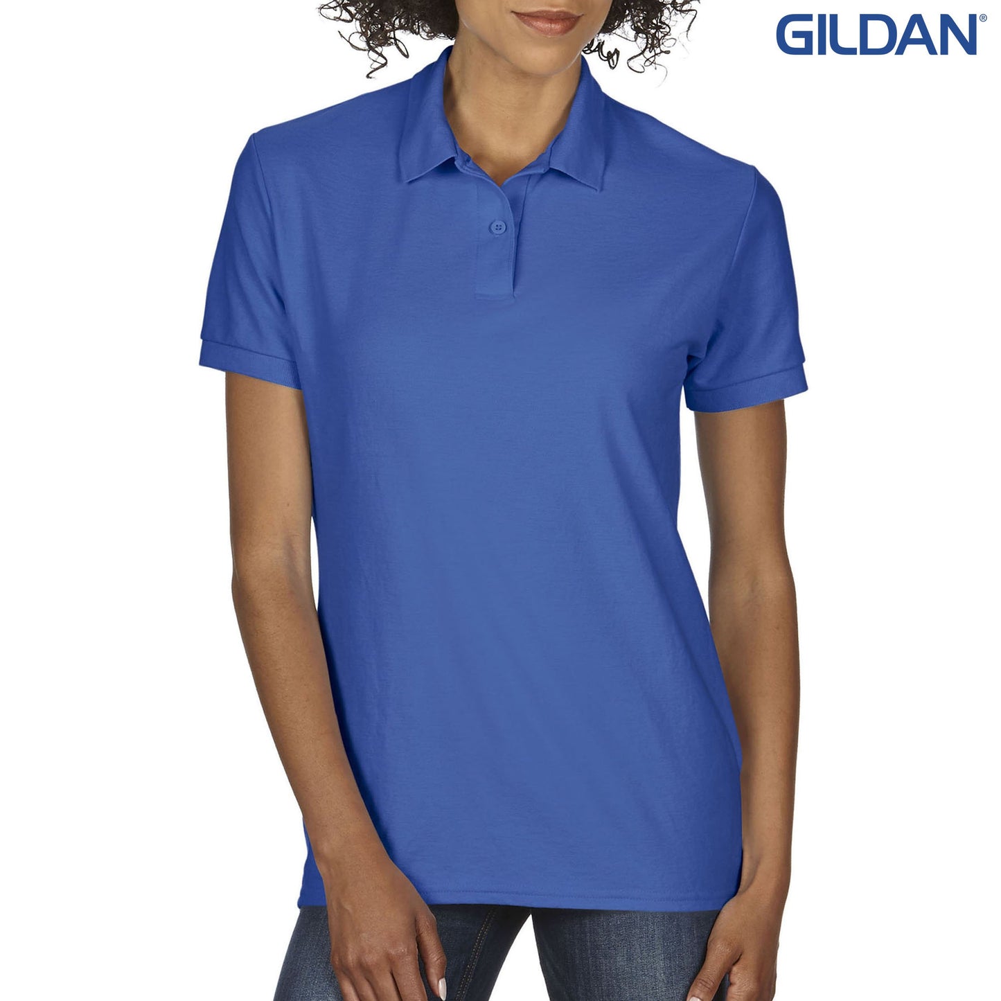 72800L Gildan DryBlend Ladies™ Double Pique Sport Shirt