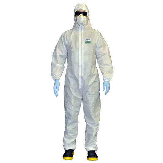 Barrier Tec 1000 White Coveralls - carton of 50