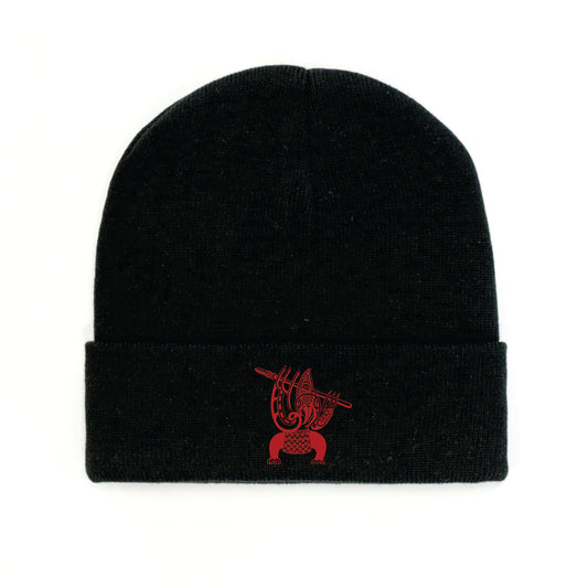 Te Runanga Red Logo Beanie