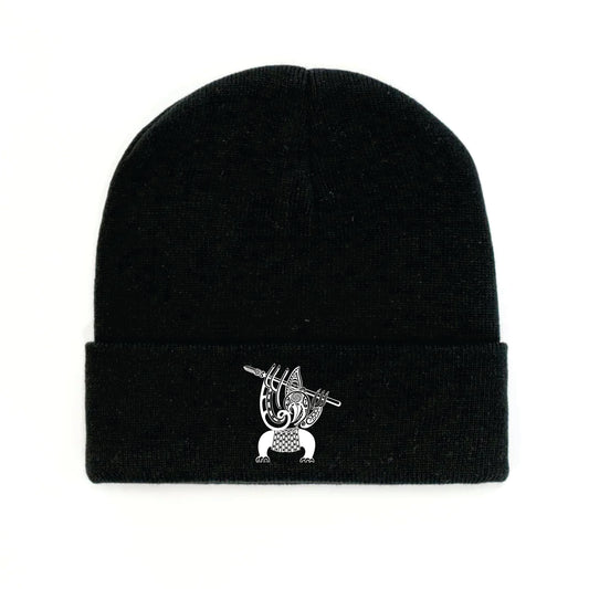 Te Runanga White Logo Beanie