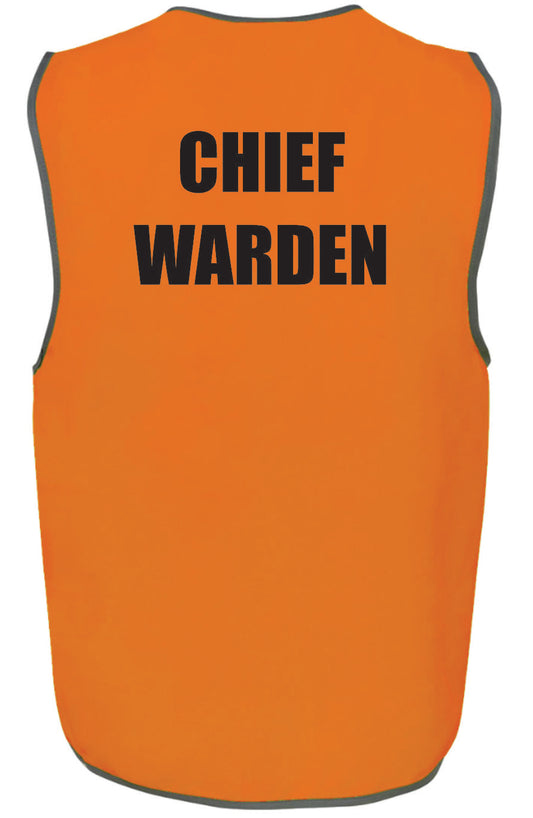Safety First Chief Warden Hi Vis Vest