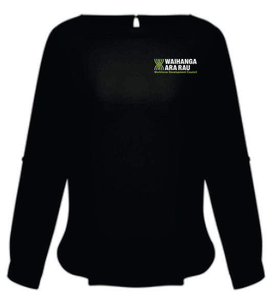 Waihanga Ladies Madison Boatneck Blouse