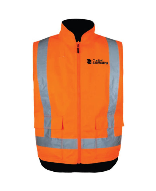 Cap Scaf Fleece Lined Vest