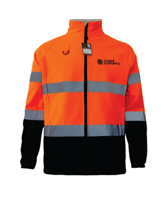 Cap Scaf Taped His Vis Soft Shell Jacket