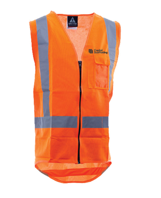 Cap Scaf Hi Vis Vest