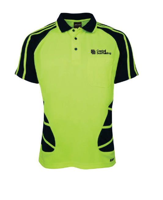 Cap Scaf Hi Vis Spider Polo