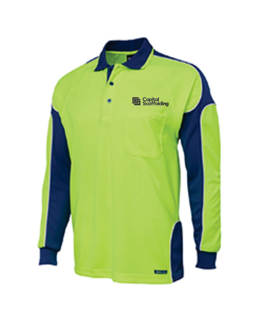 Cap Scaf Long Sleeve Polo