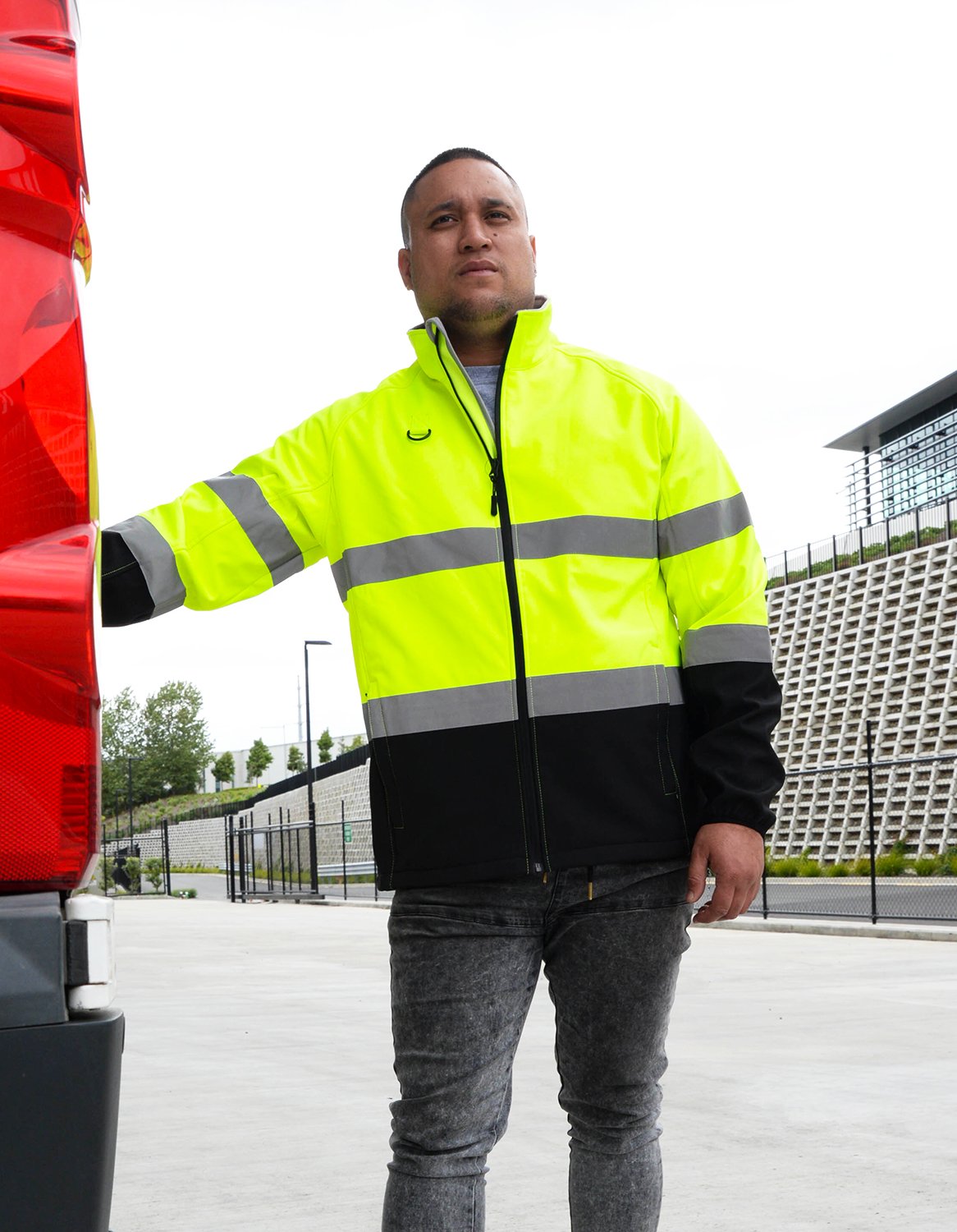 R450X Hi Visibility Printable Softshell Jacket