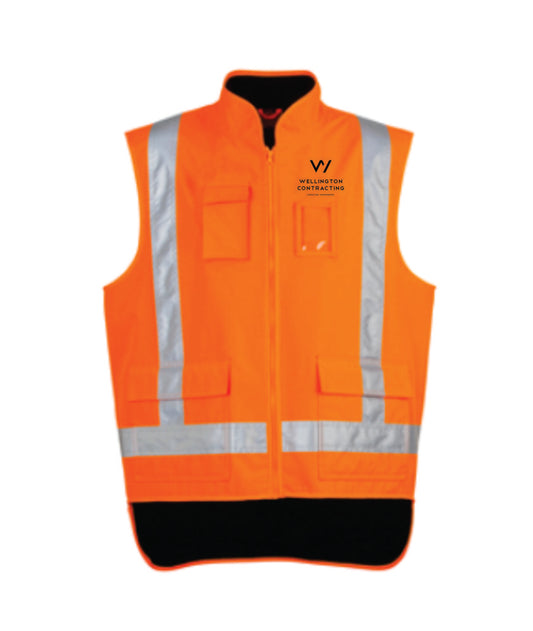 Wellington Contracting Fleece Lined Vest