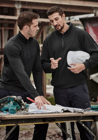 Wilson Parking Men's 1/4 Zip Brushed Fleece